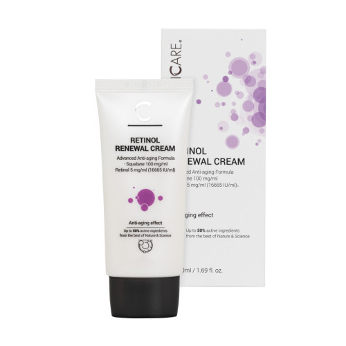 Cliniccare Retinol Renewal Face Cream Krēms ar retinolu pret novecošanās pazīmēm 50ml