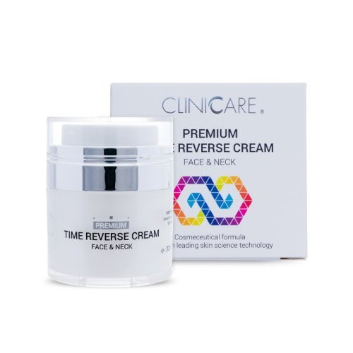 Cliniccare Premium Time Reverse Cream Face & Neck Pretgrumbu stingrinošs krēms 30ml