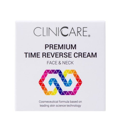 Cliniccare Premium Time Reverse Cream Face & Neck Pretgrumbu stingrinošs krēms 30ml