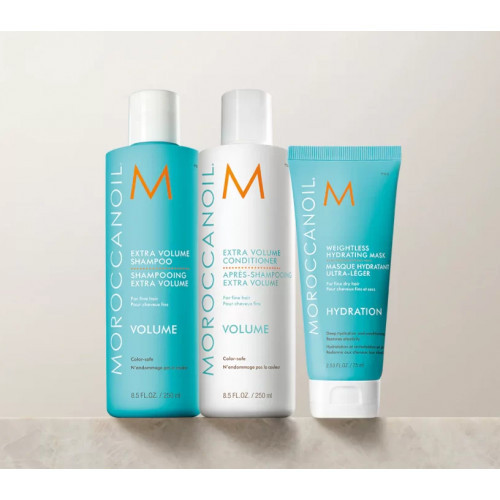 Moroccanoil Volumize and Nourish Set Barojošs un apjomu piešķirošs komplekts
