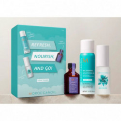 Moroccanoil Must Have Refresh, Nourish, And Go! Light Tones Vasaras ceļojumu komplekts blondiem matiem