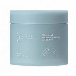 Soroci Derma Lab Herbal Soothing Toner Pad Nomierinoši tonizējoši spilventiņi 80vnt
