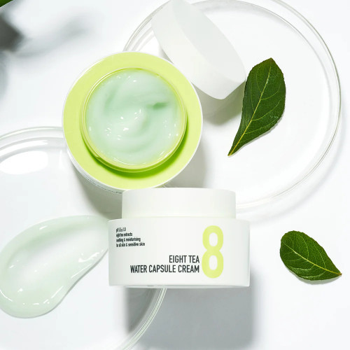 BOM Eight Tea Water Capsule Cream Mitrinošs krēms 50ml