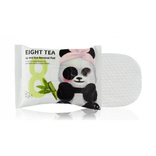 BOM Tea Lip and Eye Remover Pad Attīrošie spilventiņi 30gab.