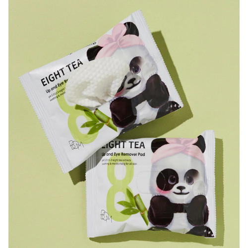 BOM Tea Lip and Eye Remover Pad Attīrošie spilventiņi 30gab.