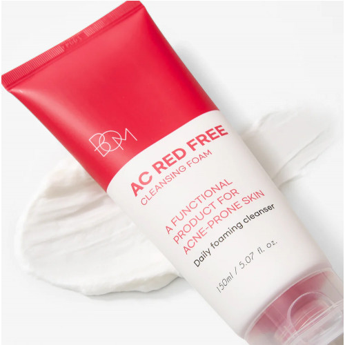 BOM Red Free Cleansing Foam Attīrošās sejas putas 150ml
