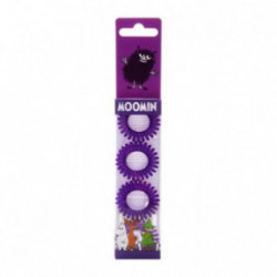 MOOMIN Hair Ring Purple Matu gumijas 4gab