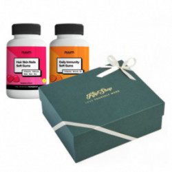 Nuum Cosmetics Daily Immunity + Hair Skin Nails Soft Gums Set Uztura bagātinātāju komplekts