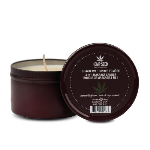 Hemp Seed Earthly Body Guavalava Svece 170g