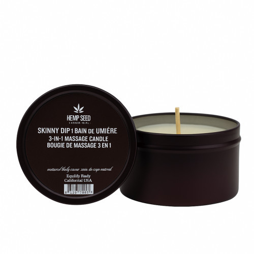 Hemp Seed 3-in-1 Massage Candle Skinny Dip Svece 170g