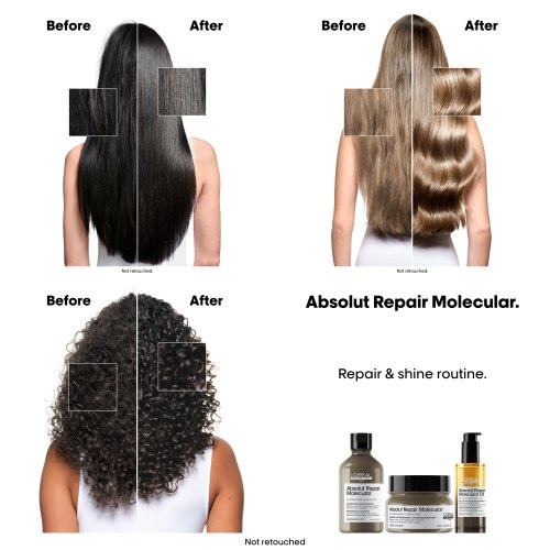 L'Oréal Professionnel Absolut Repair Molecular Bi-Phase Oil Divfāžu atjaunojoša eļļa 90ml