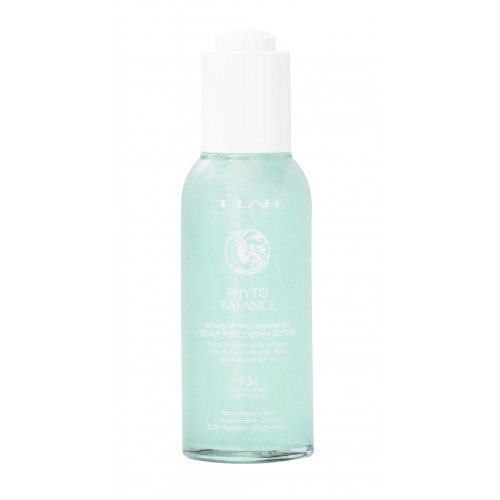 T-LAB Professional Phyto Balance AHA/BHA Pre - Shampoo Scalp Peel Derma - Serum Galvas ādas serums ar skābēm 60ml