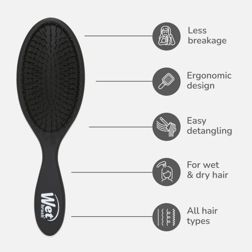 WetBrush Original Detangler Matu suka Black