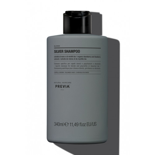 PREVIA Blonde Silver Shampoo Šampūns gaišīem matiem 250ml