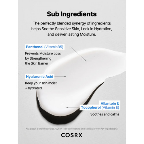 COSRX The Ceramide Skin Barrier Moisturizer Mitrinošs krēms ar keramīdiem 80ml