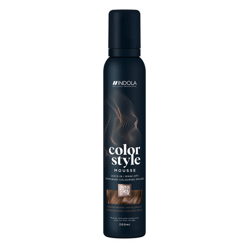 Indola Color Style Mousse Krāsojošas matu veidošanas putas 200ml