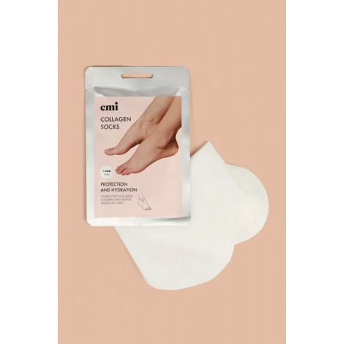 E.Mi Collagen Socks Kolagēna zeķes pēdu kopšanai 1 pair