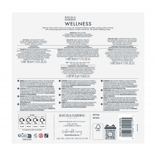 Baylis & Harding Wellness Tin Of Treats Gift Set Dāvanu komplekts