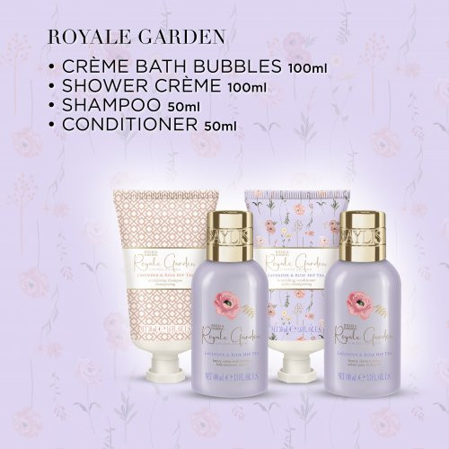 Baylis & Harding Royale Garden Luxury Wash Bag Gift Set Dāvanu komplekts