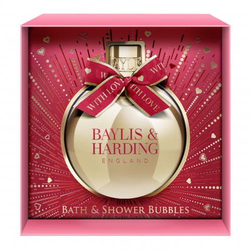 Baylis & Harding Midnight Cherry Festive Bauble Gift Vannas un dušas putas 250ml