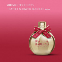 Baylis & Harding Midnight Cherry Festive Bauble Gift Vannas un dušas putas 250ml