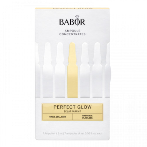 Babor Perfect Glow Ampoule Concentrate Mitrinošās ampulas sejas mirdzumam 7x2ml
