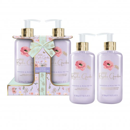 Baylis & Harding Royale Garden Rose, Poppy & Vanilla Luxury Hand Care Gift Set Roku kopšanas komplekts 2x300ml