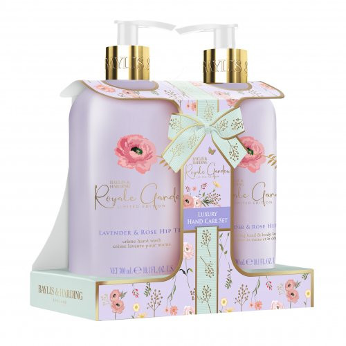 Baylis & Harding Royale Garden Rose, Poppy & Vanilla Luxury Hand Care Gift Set Roku kopšanas komplekts 2x300ml