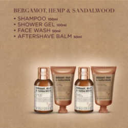 Baylis & Harding The Fuzzy Duck Bergamot, Hemp & Sandalwood Men's Luxury Wash Bag Gift Set Ceļojumu komplekts vīriešiem