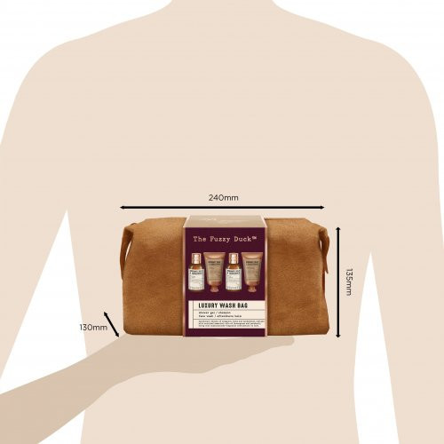 Baylis & Harding The Fuzzy Duck Bergamot, Hemp & Sandalwood Men's Luxury Wash Bag Gift Set Ceļojumu komplekts vīriešiem