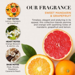 Baylis & Harding Sweet Mandarin & Grapefruit Luxury Pamper Present Gift Box Set Svinīgi iesaiņots ķermeņa kopšanas komplekts