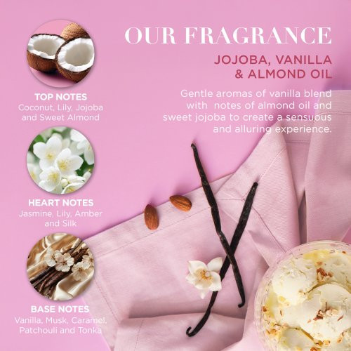 Baylis & Harding Jojoba, Vanilla & Almond Oil Luxury Pamper Tin Gift Set Dāvanu komplekts