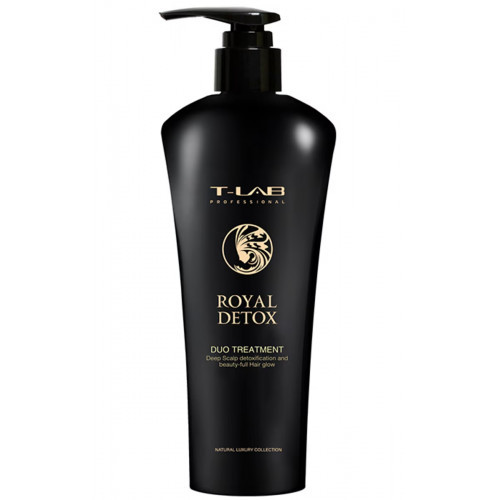 T-LAB Professional Royal Detox DUO Treatment Kondicionieris matu gludumam un absolūtai detoksikācijai 750ml