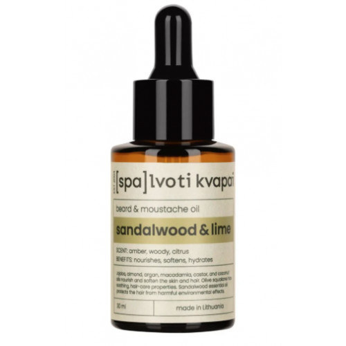 Spalvoti Kvapai Beard & Moustache Oil Bārdas un ūsu eļļa 30ml