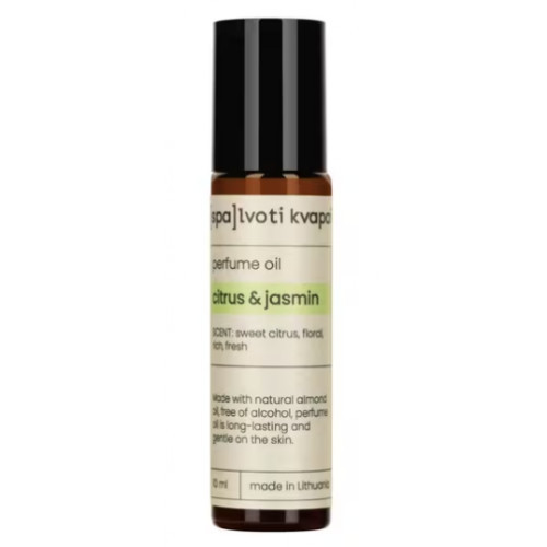 Spalvoti Kvapai Perfume Oil Eļļas smaržas 10ml, Citrus&Jasmin