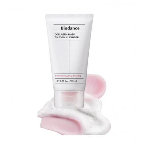 Biodance Collagen Mask To Foam Cleanser Maska un attīrošas putas 2-1 150ml