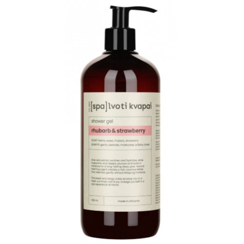 Spalvoti Kvapai Shower Gel Rhubarb & Strawberry Dušas gēls 250ml