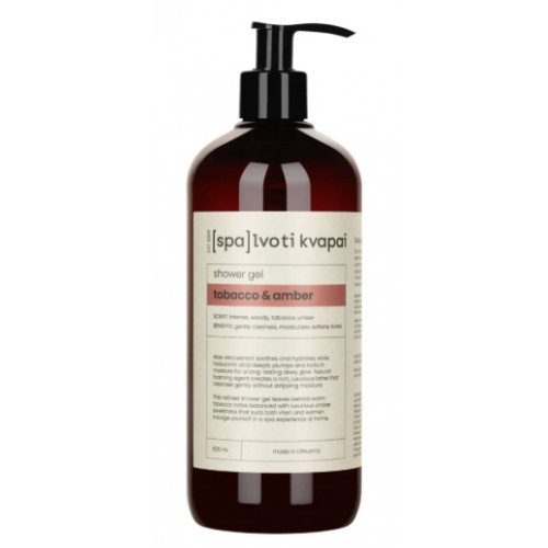 Spalvoti Kvapai Shower Gel Tobbacco & Amber Dušas gēls 250ml