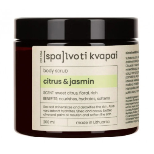 Spalvoti Kvapai Body Scrub Ķermeņa skrubis 200ml