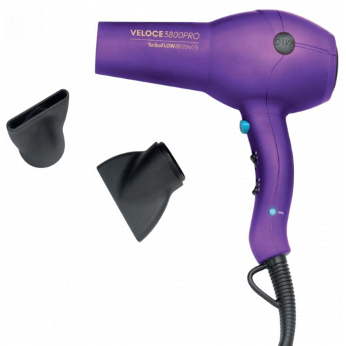 Diva Pro Styling Veloce 3800 Pro Hair Dryer Matu fēns Black