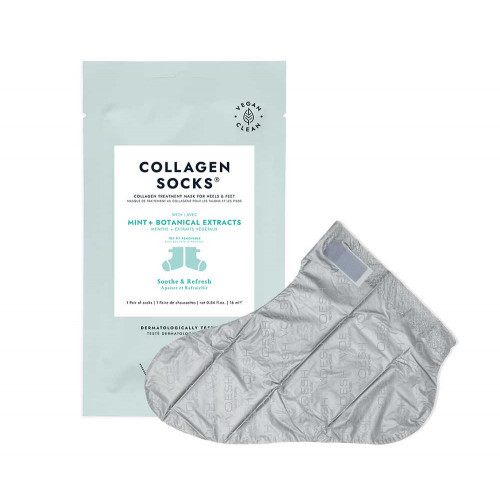 VOESH Collagen Socks Peppermint Kāju maska ​​ar piparmētru 1 pair