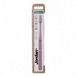 Jordan Green Clean Medium Toothbrush Vidēji cieta zobu birste Pink
