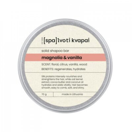 Spalvoti Kvapai Solid Shampoo Bar Mitrinošs cietais šampūns 70g