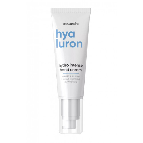 Alessandro Hyaluron Hydro Intense Hand Cream Roku krēms ar hialuronskābi un alveju 50ml