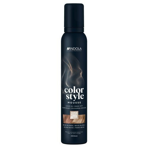 Indola Color Style Mousse Krāsojošas matu veidošanas putas 200ml