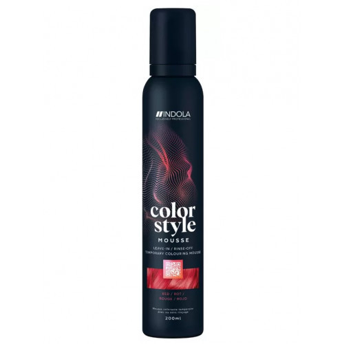 Indola Color Style Mousse Krāsojošas matu veidošanas putas 200ml