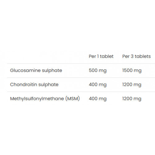 VPLab Nutrition Glucosamine Chondroitin MSM Uztura bagātinātājs ar glikozamīnu, hondroitīnu un MSM 90 kapsulas