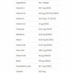 VPLab Nutrition Ultra Women's Multivitamin Formula Multivitamīni sievietēm mīkstajās kapsulās 90 kapsulas