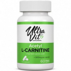 VPLab Nutrition Nutrition UltraVit Acetyl-L-Carnitine Uztura bagātinātājs vielmaiņas uzlabošanai 60 kapsulas