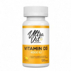 VPLab Nutrition UltraVit Vitamin D3 4000 IU Uztura bagātinātājs 120 kapsulas
